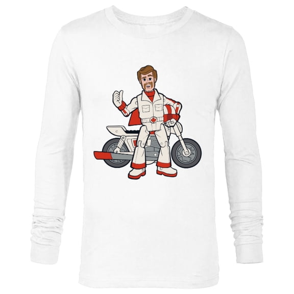 Disney Pixar Toy Story 4 Cool Duke Caboom T-Shirt - Long Sleeve T-Shirt for Men - Customized-White