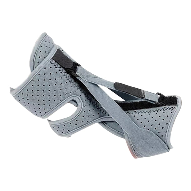 Férula nocturna para fascitis plantar, soporte ajustable para dorsiflexión de pie con 3 correas y espuma viscoelástica, soporte bilateral para dolor de talón y tendinitis de Aquiles.