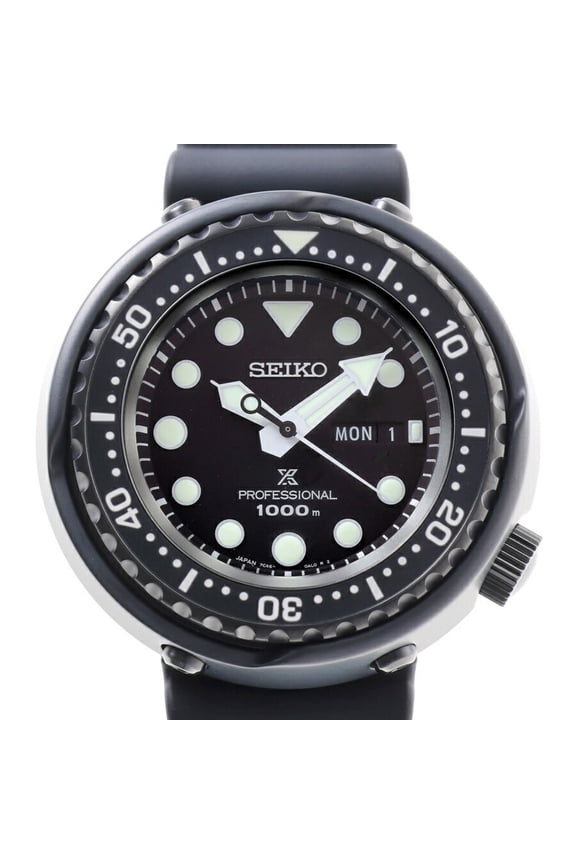 Pre-Owned Seiko Prospex Marine Master Professional SBBN047 7C46-0AP0 Black Quartz