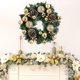 thumbnail image 2 of 1pcs 35cm Christmas Wreath Christmas Decorations For Home DIY Wreath Xmas Tree Ornament Navidad New Year 2024 Window Wall Decor, 2 of 5
