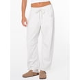 thumbnail image 5 of Celebrity Pink Women's and Women's Plus Fleece Barrel Sweatpant, Sizes XS-4X, 5 of 7