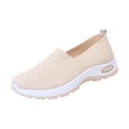 thumbnail image 2 of NexTorq Orthopedic Shoes for Women, Summer Shoes for Women, Walking Shoes Women, Women's Woven Orthopedic Breathable Soft Shoes Arch Support, Walking Anti-Skid Sports Shoes, Beige, 6, 2 of 8