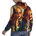 thumbnail image 4 of Lsque Chucky Pattern Casual Men's Hoodie,Hooded Sweatshirt with Kangaroo Pocket,Pullover Hoodie-Medium, 4 of 8