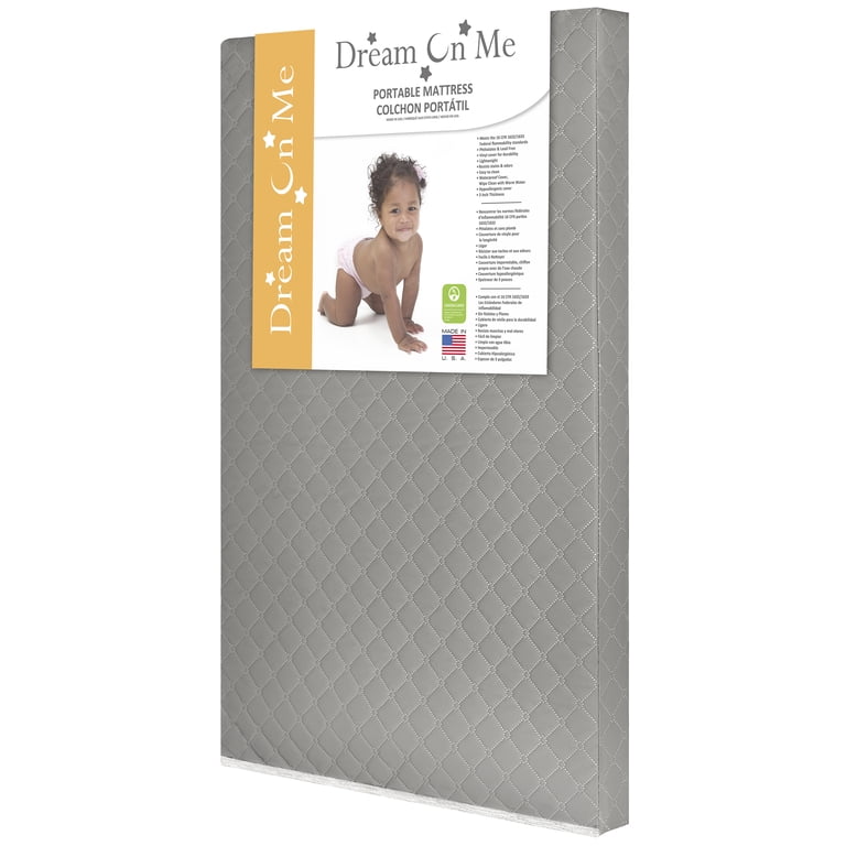 Dream On Me Aster Mini Crib Mattress, 1.5" Firm Foam photo 8