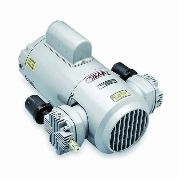 Gast Piston Air Compressor/Vacuum Pump,1/2HP 4LCB-10-M450X