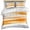Orange, variant on 3 Piece Blue Gray White Duvet Cover Set California King,Microfiber Comforter/Quilt Cover with Corner Ties and 2 Pillowcases,Modern Abstract Mottled Aesthetic All Season Bedding with Zipper Closure