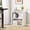 White, variant on ALISENED 2 Tiers Shelf Bookcase, Stylish and Functional Bookshelf, Storage Organizer Shelving for Home, Office, Living Room and Bed Room