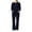 Black, variant on Scrubs for Women Set, Women's Long Sleeve Scrub Set 4-Pocket Medical Uniform Nurse Workwear with Drawstring Waist for Hospital Daily Wear