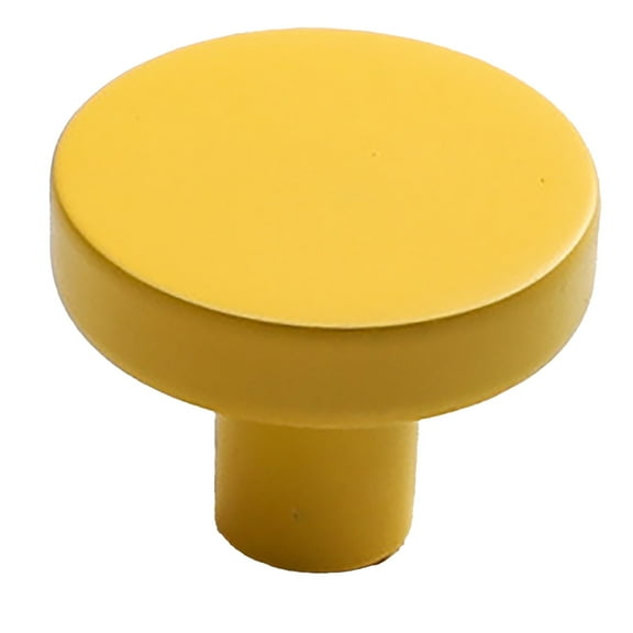 Pedty Minimalist Cabinet Knob,Wardrobe Door Handle,Cabinet Knobs Round Knobs for Cabinets and Dressers Single Hole Alloy Modern 1.22In Diameter 0.83In Height,Furniture Pull,Door Handle*1