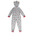 thumbnail image 6 of GRNSHTS Family Christmas Onesies Pajamas Sets Reindeer Hooded Romper PJ's Zipper Jumpsuit Loungewear, 6 of 7
