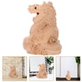 thumbnail image 1 of SEWACC Exquisitely Detailed Dragon Statue for Home Decoration Crafted from Synthetic Material Khaki Color 7.5 Inches, 1 of 7