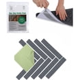 thumbnail image 1 of Ledgebay Rug Pad Grippers for Area Rugs - Pack of 9 Reusable, No Skid, Washable, Anti-Slip, Rug Pad Gripper for Hardwood Floors and Tile with Double-Sided, Self Adhesive to Keep Area Rugs Flat (Gray), 1 of 8