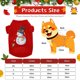 thumbnail image 3 of 5 piezas de camisas navideñas para perros, ropa navideña para perros, disfraz suave de duende de Papá Noel, camisas navideñas para cachorros de invierno, camisas para mascotas para perros, gatos, cachorros, ropa para mascotas MFZFUKR CPB-CJZ1016-2, 3 of 7