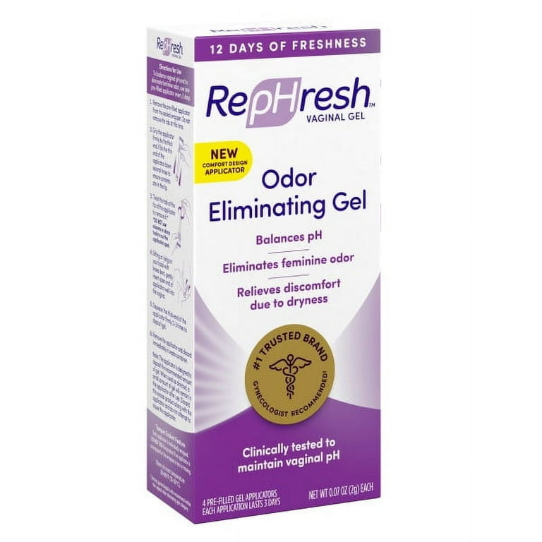 RepHresh Odor Eliminating cheapest Gel Feminine Discomfort 0.07 oz 96 count