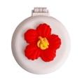 thumbnail image 4 of 2x Espejo Pequeo Con Cepillo Cepillos De Pelo De Espejo De Viaje Portátil Para Nias Adultos Flor, 4 of 8