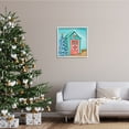 thumbnail image 2 of Stupell Indtries Nautical Shell Blue Christmas Tree Striped Beach Tent,24 x 24,Design by Patricia Pinto, 2 of 7