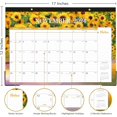 TRAHOO20242025 Desk Calendar July 2024 December 2025, 18 Months