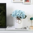 thumbnail image 4 of Artificial Hydrangea, Reusable Silk Flowers With Real Touch Fabric For Stylish Flower Heads, Wedding Decor And Home Office Decor, Bright Vibrant Colors Perfect For Indoors And, 4 of 5