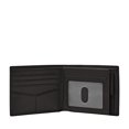 thumbnail image 4 of Fossil Derrick RFID Large Coin Pocket Bifold, Black, Black, 4 of 5