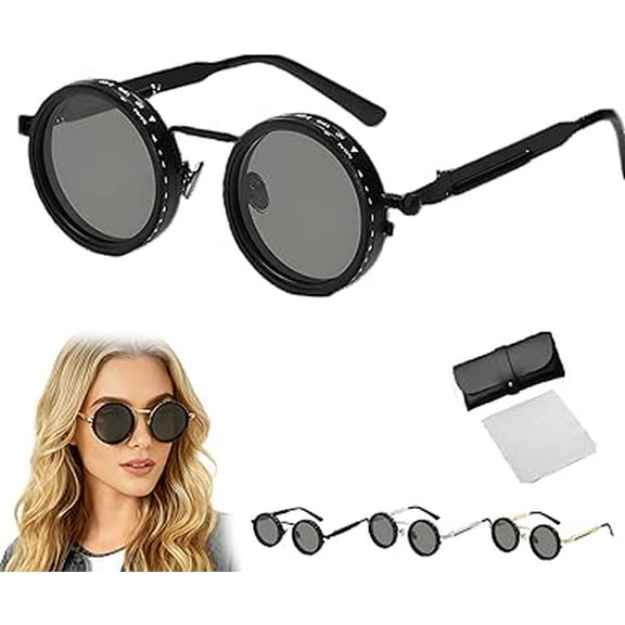 400vlens, Flexitint Retro 400vlens - Built-In Nd Filter Lens Sunglasses with Adjustable 1-9 Steps Manual Shading Control