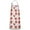 White Cow Strawberry, variant on White Cow Heart Pattern Apron-Garden Aprons for Women with Pockets-Cotton Linen Waterproof Kitchen Cooking Gardening Aprons Adjustable for Kitchen,Cooking,BBQ and Salon 33x27 Inch