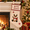 C, variant on My First Christmas Stocking Embroidered Hanging Sock with Santa Applique and Snowflake Detail for Holiday Keepsake Decor