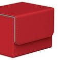 thumbnail image 1 of maskred Stylish and Secure Card Deck Storage Holder Organizer with Magnetic Closure TCG Display Red 5Set, 1 of 6