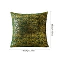 thumbnail image 3 of Velvet Snowflake Pillow Cover, Flocked Decorative Cushion Case, 45x45cm Square Throw Pillow Cover, Luxury Sofa & Bedroom Accent Pillow, Washable Home Decor, 3 of 6