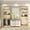 White Oak, variant on Homieasy 50" Walk-in Closet System 2 Sets, Floor Stand Closet Organizer System with Hanging Rods & Storage Shelves, Heavy Duty Closet Built-in Shoe Rack, Adjustable, for Bedroom/Closet, Black