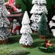 thumbnail image 5 of 4 piezas de árboles de Navidad de escritorio, árbol de pino con nieve, fiesta navideña, decoración de mesa para el hogar, decoración de árboles de Navidad, recuerdos de fiesta de Navidad, 5 of 8