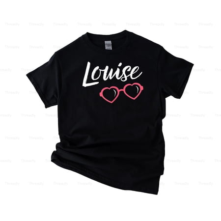 Threadly93 Womens Louise Pink Glasses Cute Matching Best Friend Thelma Road Movie T-Shirt, SW, Hoodie, for Unisex, up to size 5XL.