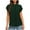 Green T-Shirts for Women, variant on Olyvenn Women's Short Cape Sleeve Mock Neck Dressy Blouse Shirts Business Elegant Trendy Plain Solid Soft Cmofy Work Tops Wine 4
