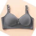 thumbnail image 3 of Ohufall Plus Size Bras for Women Wireless Push Up Breathable Underwear Lightweight Cup Smooth Comfortable Everyday Bras,36B/C-46B/C, 3 of 3