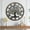 24*24 Inch, variant on Large Wall Clock 24 Inch Tree of Life Metal Black with Solid Wood Frame - Silent Non-Ticking Battery Operated Home Decor