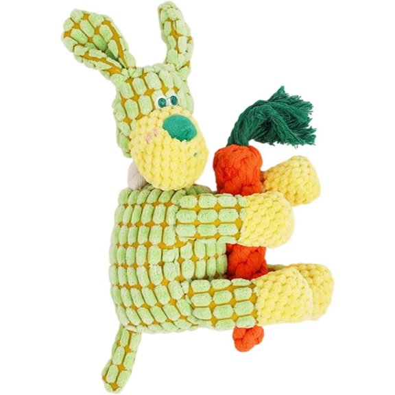 Dog Toy Plushies, 2026 New Indestructible Plush Dogs Toys for Aggressive Chewers Stuffed Toys for Small Medium Large Animals Indoor Pups Teething Gifts for Families Durable Teeth Cleaning Play(f)