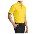 thumbnail image 2 of Yellow Rooster Mens Short Sleeve Dry Zone Grid Polo Yellow M, 2 of 4