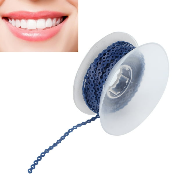 Power Chain, Compact Portable Professional Orthodontic Rubber Chain for Home for Men for Women for Hospital Blue,Green