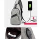 thumbnail image 4 of 2026 Crossbody bag small backpack with adjustable shoulder strap lightweight backpack suitable for casual hiking outdoor travel grey, 4 of 4