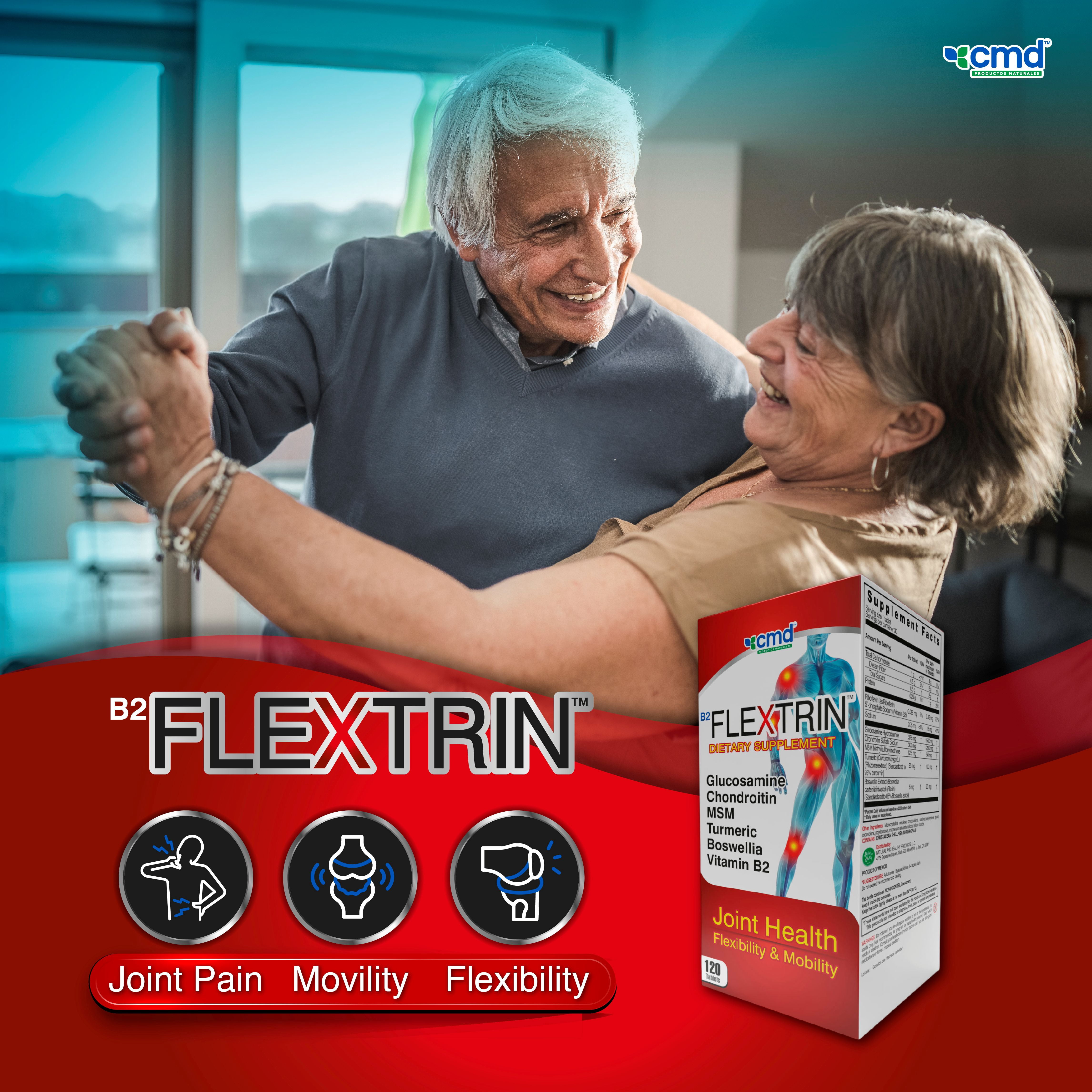 Flextrin Joint Pain Relief Tablets with Glucosamine, 120 Count