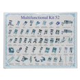 thumbnail image 3 of Multifuncional prensatelas juego de piezas de unión de bordes dobladillo enrollado prensatelas prensatelas Kit de accesorios para máquina de coser 52 piezas Kearding JJ13044-00B, 3 of 5