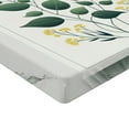 thumbnail image 2 of Ambesonne Eucalyptus Leaves Fitted Sheet, Minimal Botanical, TwinXL Size, Reseda Green Yellow Grey, 2 of 3