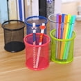 thumbnail image 1 of Musbetu Porte-Stylo Crayon en Métal Vase Pot Rangement Papeterie Bureau Conteneur, 1 of 7