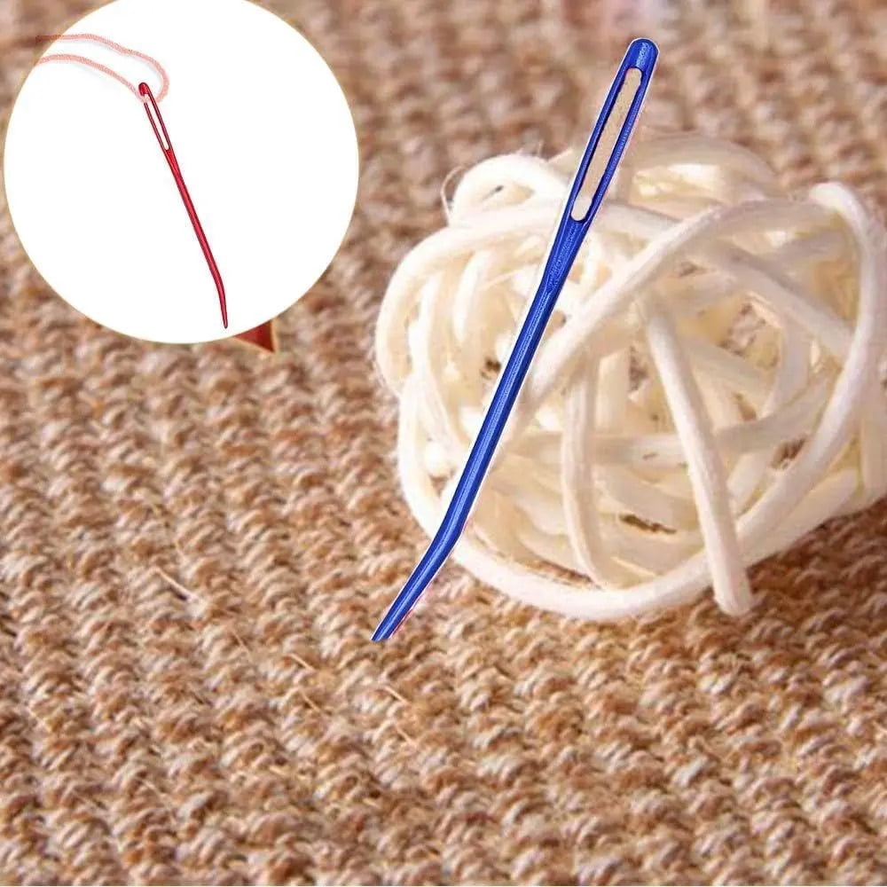Large eye patching needle, PU crochet hook