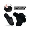 thumbnail image 3 of DL Adjustable Mens Slippers Memory Foam Open Toe House Slippers, 3 of 7