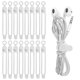 thumbnail image 1 of Organizador de cables de silicona Nearockle 16 unidades color blanco, 1 of 6