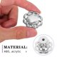thumbnail image 3 of unbranded 12Ud Para Muebles Forma De Flor Con Para Cocina Y En Plata, 3 of 6