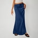 thumbnail image 3 of Faldas Largas para las Mujeres de Verano Color Sólido Cordón Moda Casual Poliéster Faldas de Cintura Elástica para las Mujeres, 3 of 5