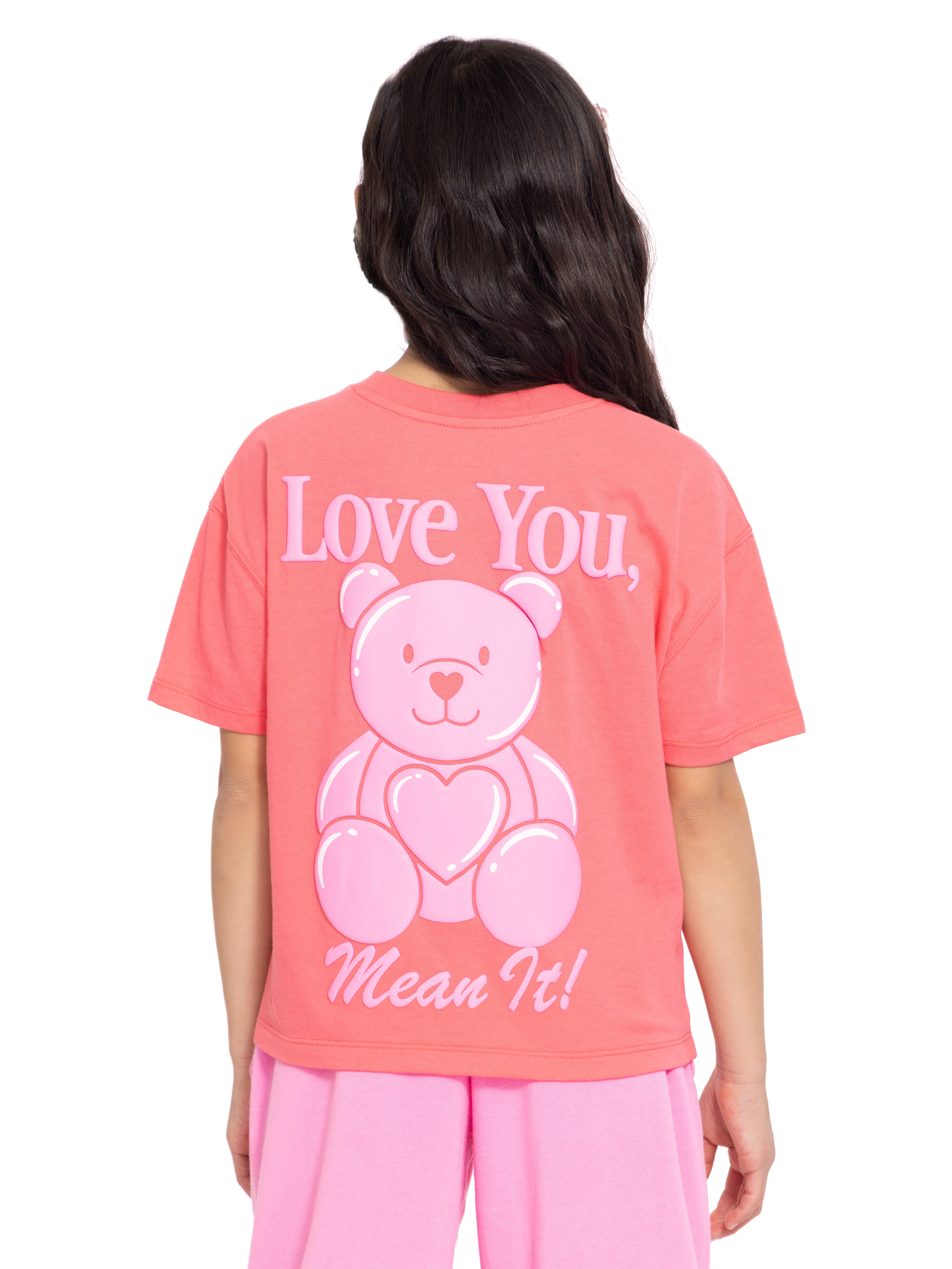 Valentine's Day Girls Bear Graphic Tee from Way to Celebrate, Sizes 4-16