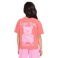 thumbnail image 4 of Valentine's Day Girls Bear Graphic Tee from Way to Celebrate, Sizes 4-16, 4 of 6