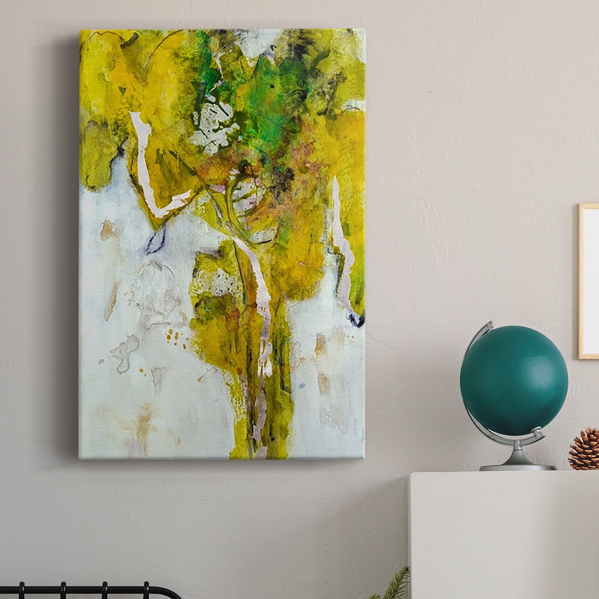 Golden Foliage I Premium Gallery Wrapped Canvas - Ready to Hang